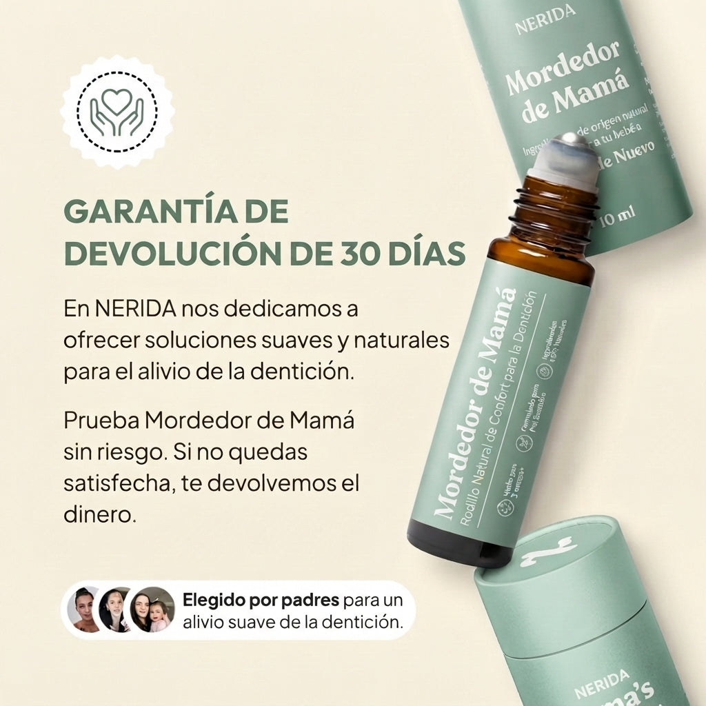 Mordedor de Mamá: Rodillo para la Dentición